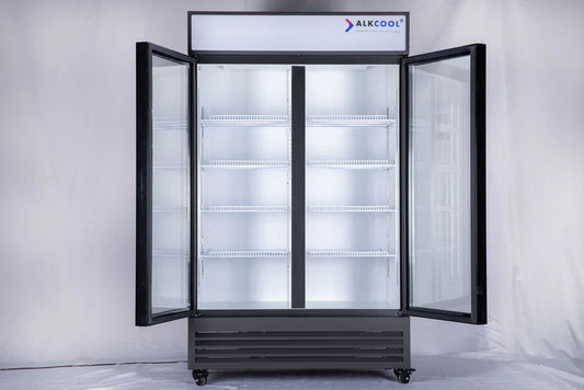GDR47(H) 38 Cubic Feet, 47.2" Width Two Section Swing Glass Door Merchandiser Refrigerator Model