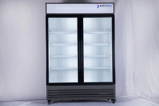 GDR51(H) 44" Cubic Ft., 55'' Width Two Section Swing Glass Door Merchandiser Refrigerator