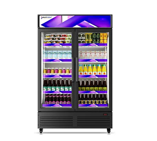 GDR51(H) 44" Cubic Ft., 55'' Width Two Section Swing Glass Door Merchandiser Refrigerator