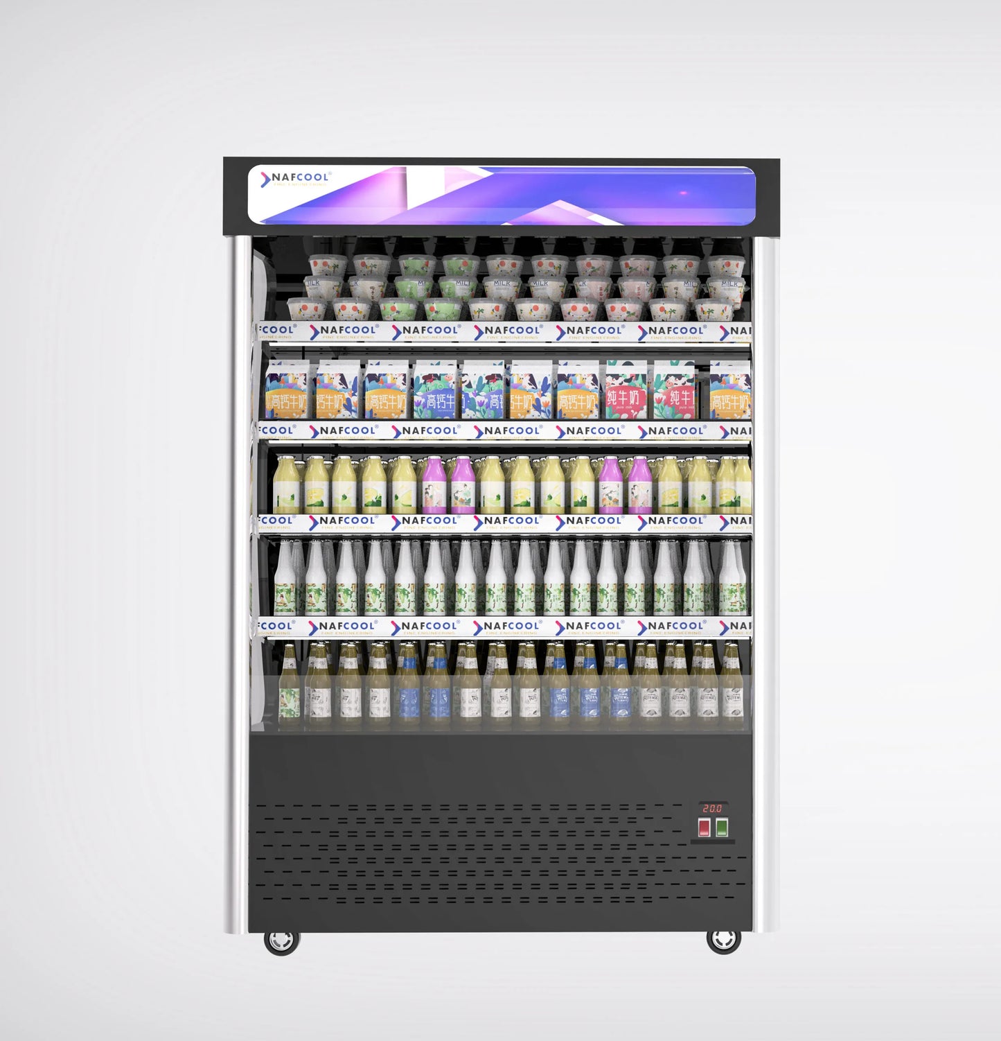 OFC53'' Open Air Grab& Go display Merchandiser Refrigerator